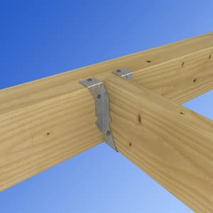 PF 18-Gauge Galvanized Post Frame Hanger for 2x6 Nominal Lumber