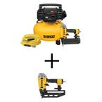 6 Gal. 165 PSI Heavy-Duty Electric Pancake Air Compressor, 18-Gauge Brad Nailer and 16-Gauge 2-1/2 in. Nailer
