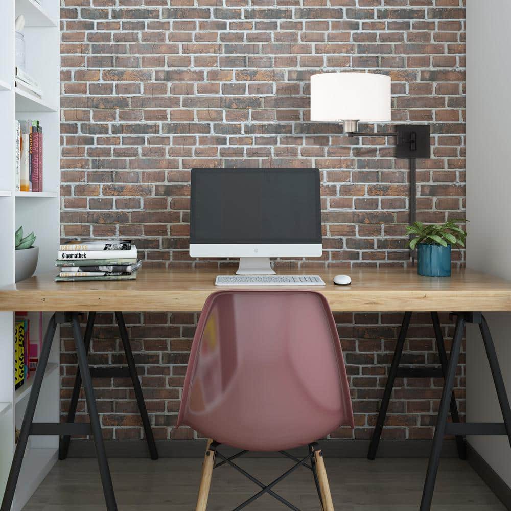 Sleek Transitional Black Swing Arm Wall Lamp with Off-White Fabric Shade