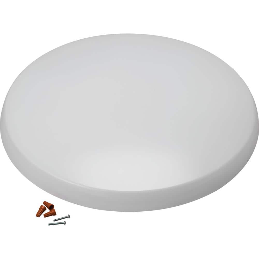 Lithonia 20-Inch White LED Flush Mount Light Fixture
