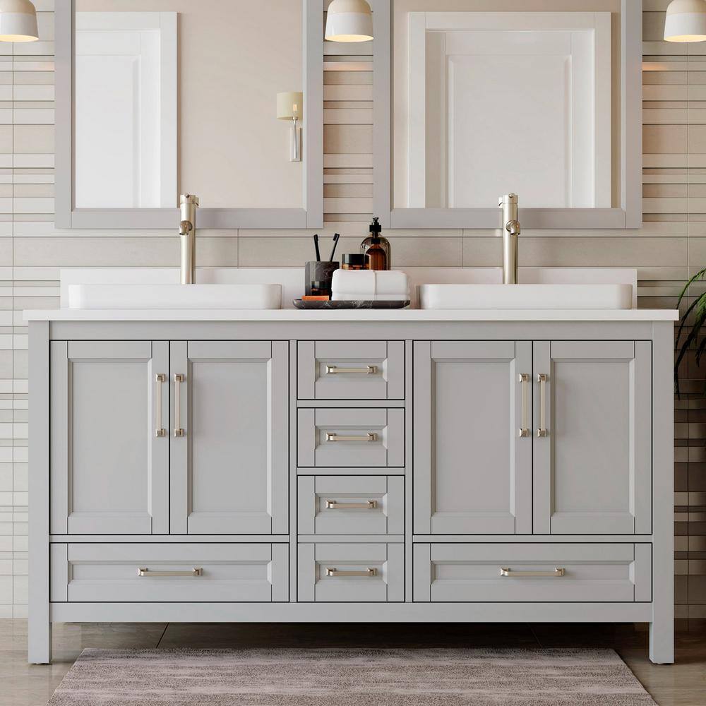 Reviews for Home Decorators Collection Bentworth 60 in. Double Semi