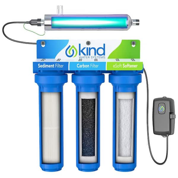 Kind Water Systems Whole House Salt-Free Water Softener and Filter Combo with UV