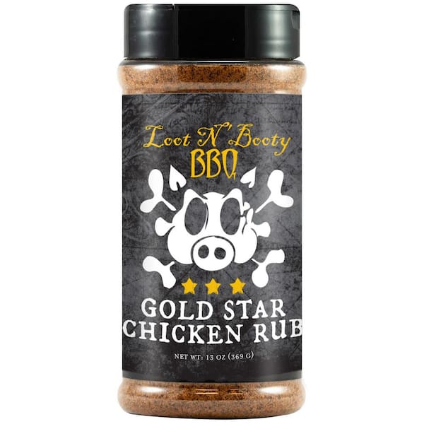 Loot N' Booty BBQ 13 oz. Gold Star Chicken Rub