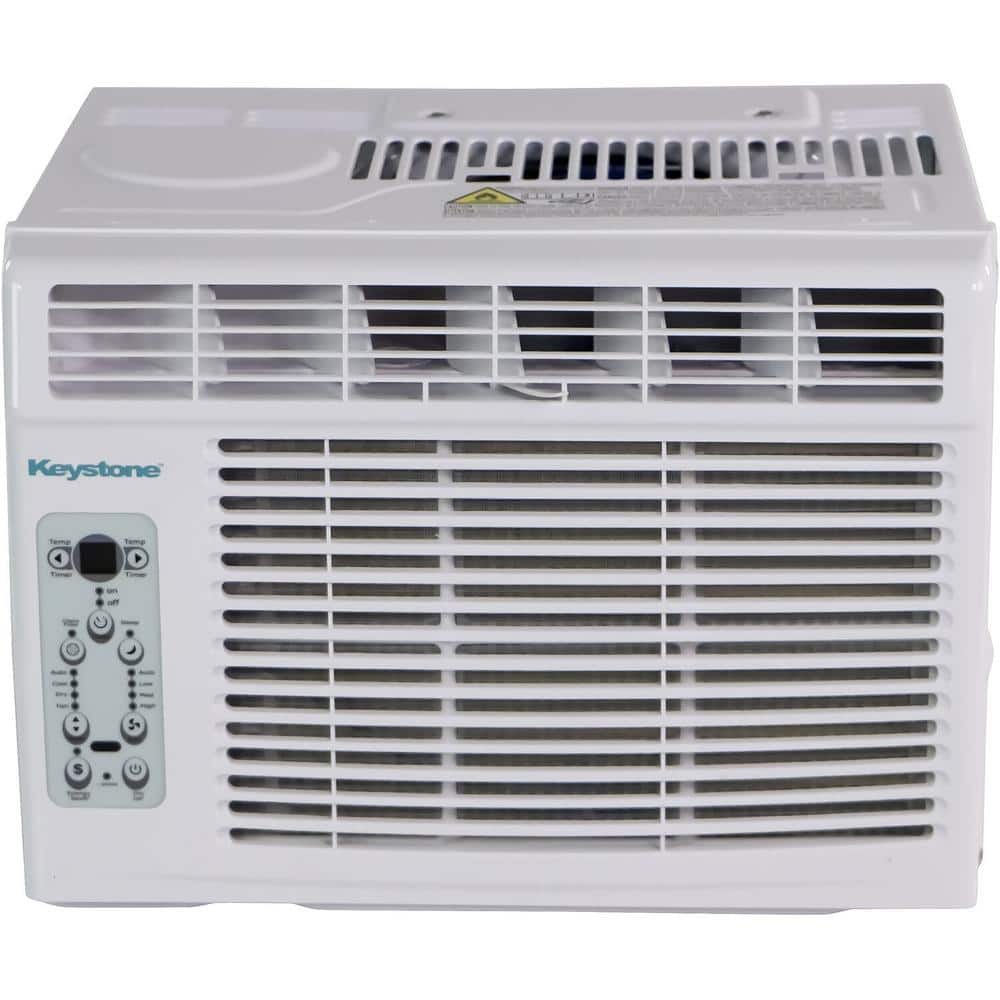 Keystone 10,000 BTU White Window Air Conditioner with Remote
