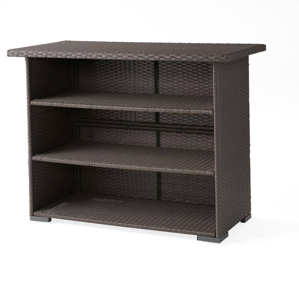 Noble House Leander Plastic Outdoor Bar 2743 The Home Depot