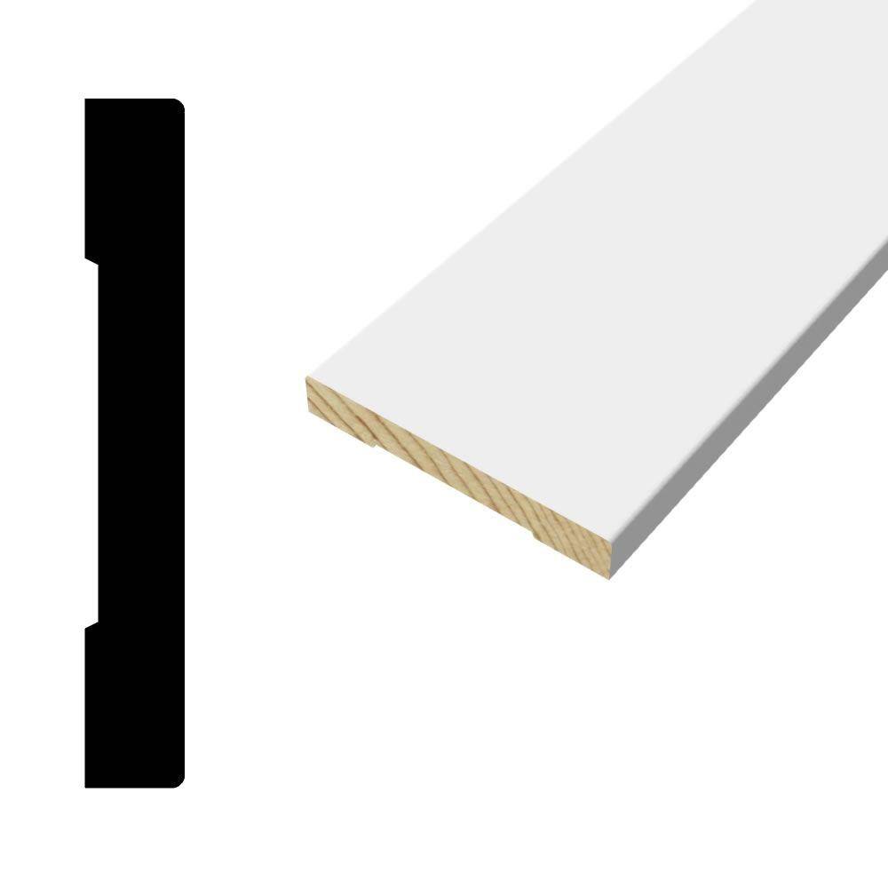 American Wood Moulding L 433 1/2 in. x 3-1/4 in. Pine Primed Finger ...