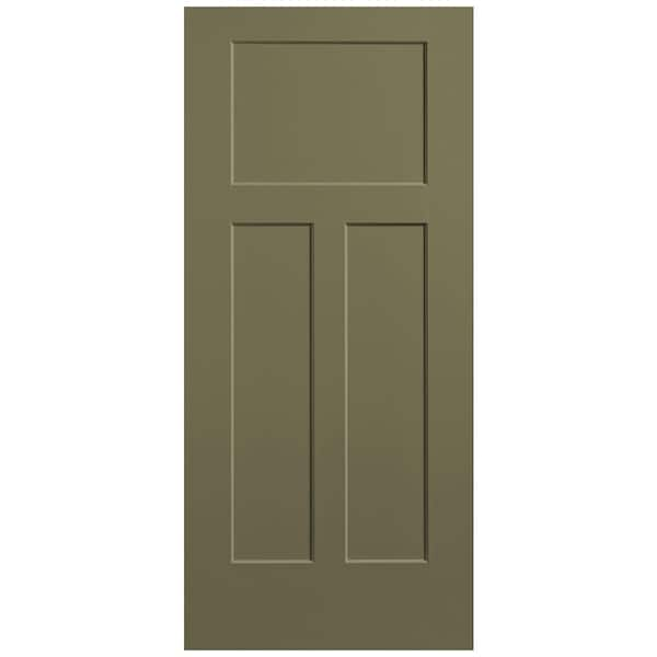 Reviews for Masonite 36 in. x 80 in. 3-Panel Winslow Single Bore Solid ...