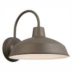 Bronze Outdoor LED Wall Lantern Sconce