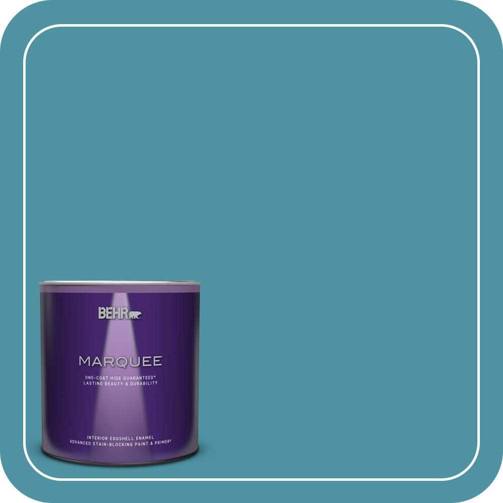 1 qt. #530D-6 Teal Bayou Eggshell Enamel Interior Paint & Primer price history on PriceWatchPro