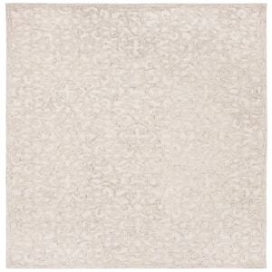 Trace Camel/Ivory 6 ft. x 6 ft. Square Geometric Area Rug