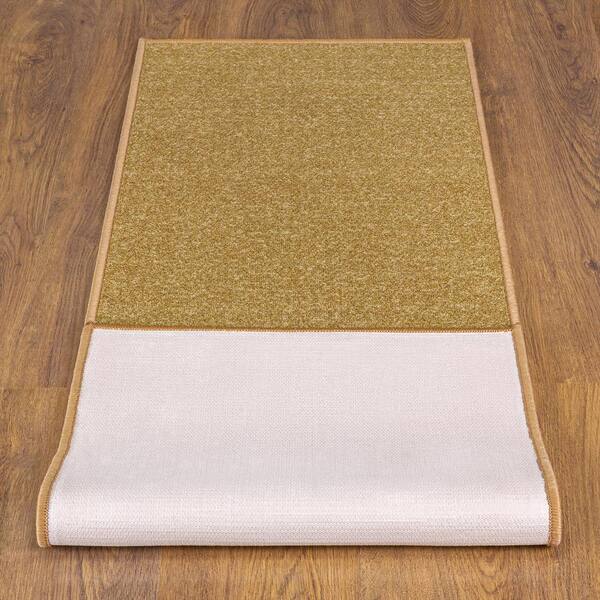 Ottomanson MultiGuard Collection 5 ft. X 8 ft. Nonslip Beige