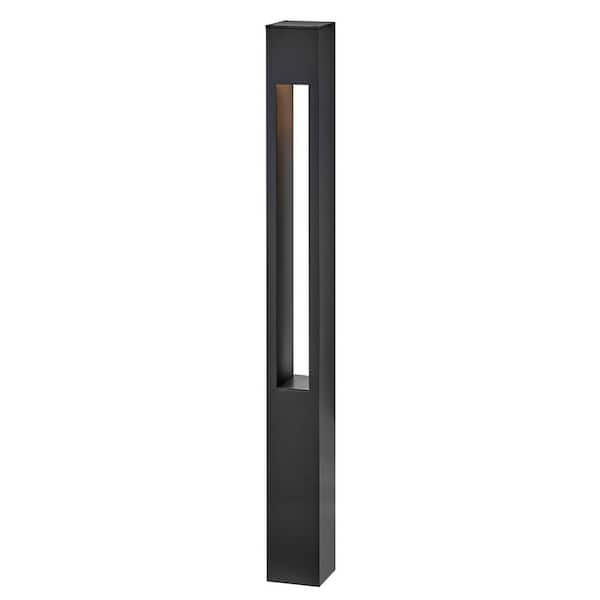 HINKLEY - Atlantis Black Outdoor LED Low Voltage Bollard