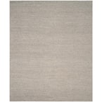 SAFAVIEH Natura Silver 9 ft. x 12 ft. Solid Area Rug NAT620C-9