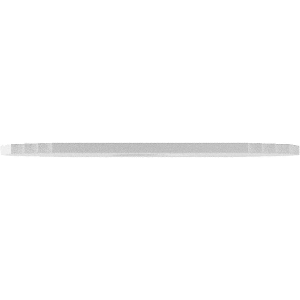18" x 9" White PVC Pierced Ceiling Medallion