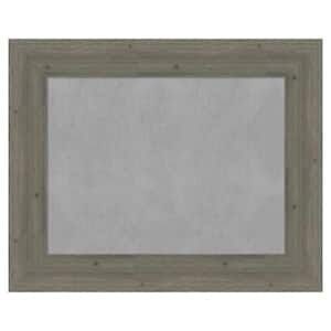 Fencepost Grey 31 in. x 25 in. Framed Magnetic Board