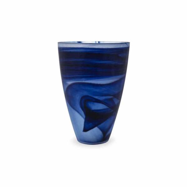 IMAX Nicolla Blue Glass Vase
