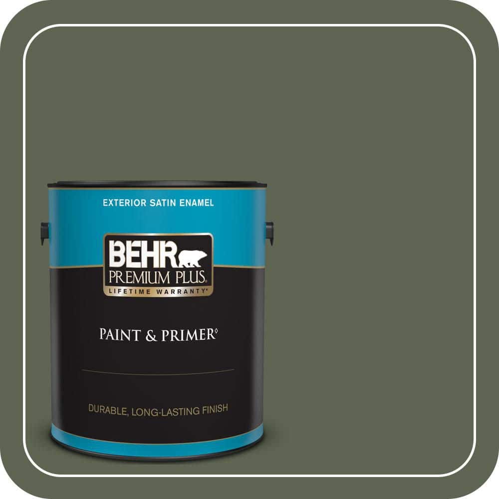 1 gal. #N390-7 Cypress Vine Satin Enamel Exterior Paint & Primer price history on PriceWatchPro