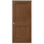 36 in. x 80 in. Monroe Hazelnut Stain Right-Hand Molded Composite Single Prehung Interior Door