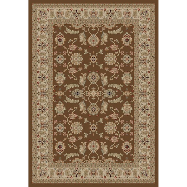 Concord Global Trading Jewel Antep Brown 3 ft. x 4 ft. Area Rug