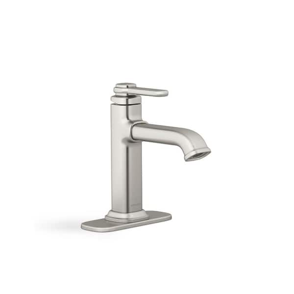 KOHLER Numista Single-Handle Single Hole Bathroom Faucet in Vibrant Brushed Nickel