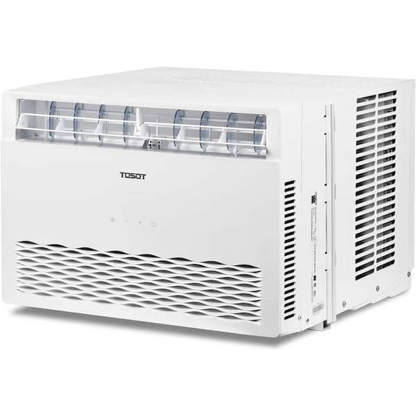Tosot 8,000 BTU Window Air Conditioner with Temperature-Sensing Remote ENERGY STAR Window AC for Rooms to 350 sq. ft. in White