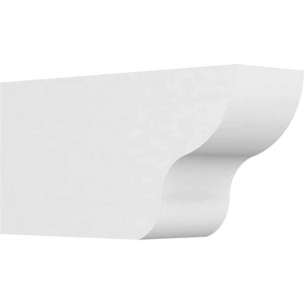 Ekena Millwork 5 in. x 8 in. x 16 in. Standard Greensboro Architectural Grade PVC Rafter Tail Brace