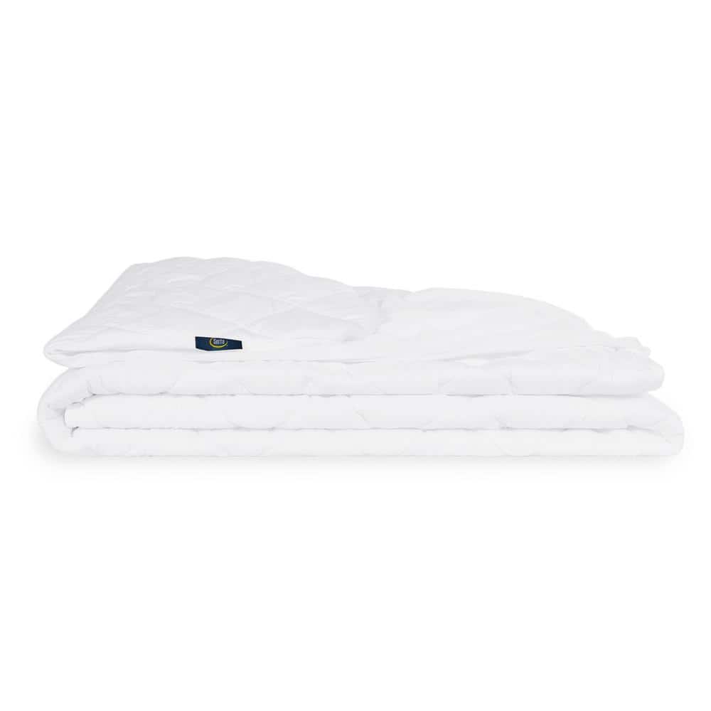 Twin White Waterproof Quilted Mattress Pad