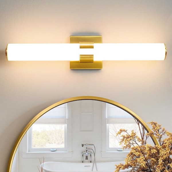 KAISITE 23.in 1-Light Gold LED Vanity Light Bar, Dimmable Bathroom Light