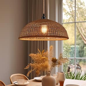 1-Light 60-Watt Vintage Mini Pendant Light with No Glass Shade and No Bulb Included