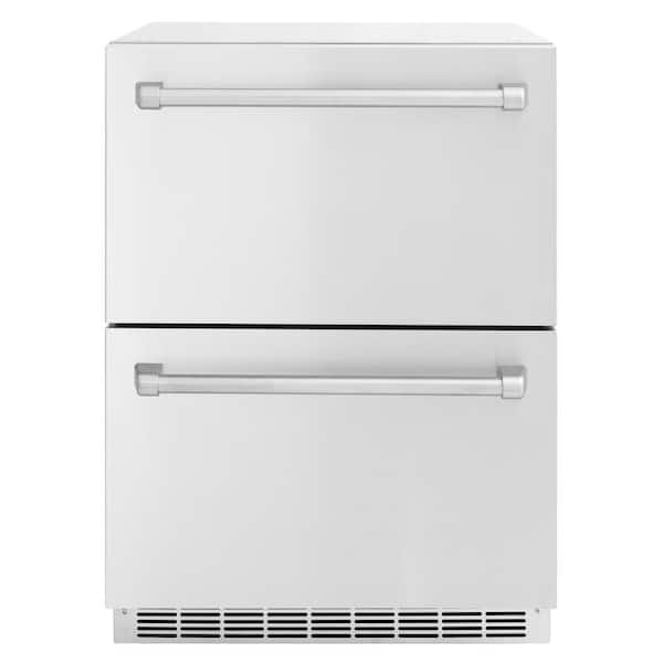 Touchstone 24 in. 4.6 cu. ft. Drawer Refrigerator with Stainless Steel Doors