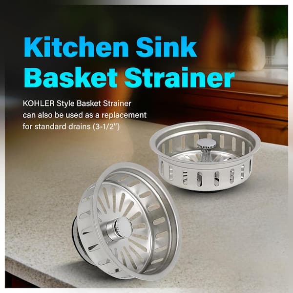 Kitchen Sink Strainer Basket Replacement