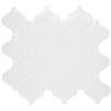 Daltile Restore Bright White 11 in. x 12 in. Glazed Ceramic Arabesque Mosaic Wall Tile (7.4 sq. ft./Case) RE1533ARABHD1P2