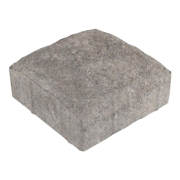 Pavestone Roman Cobble Sq 6 in L. x 6 in. W x 60mm H. Silver Shell Concrete Paver