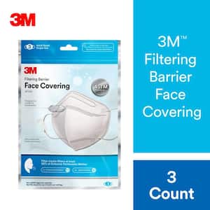 Disposable Multi-Purpose Filtering Barrier Face Covering (3-Pack)