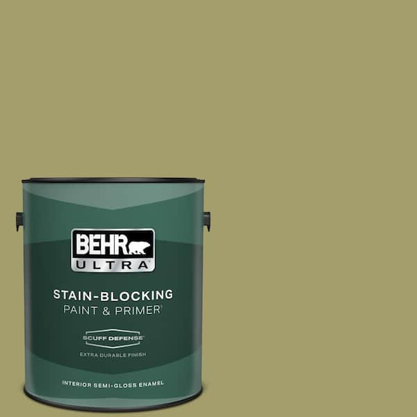 BEHR ULTRA 1 gal. #S340-5 Farm Fresh Extra Durable Semi-Gloss Enamel Interior Paint & Primer