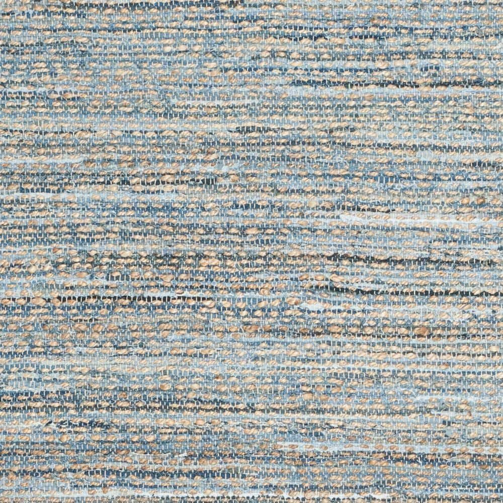 Cape Cod 5'x8' Natural and Blue Wool Area Rug