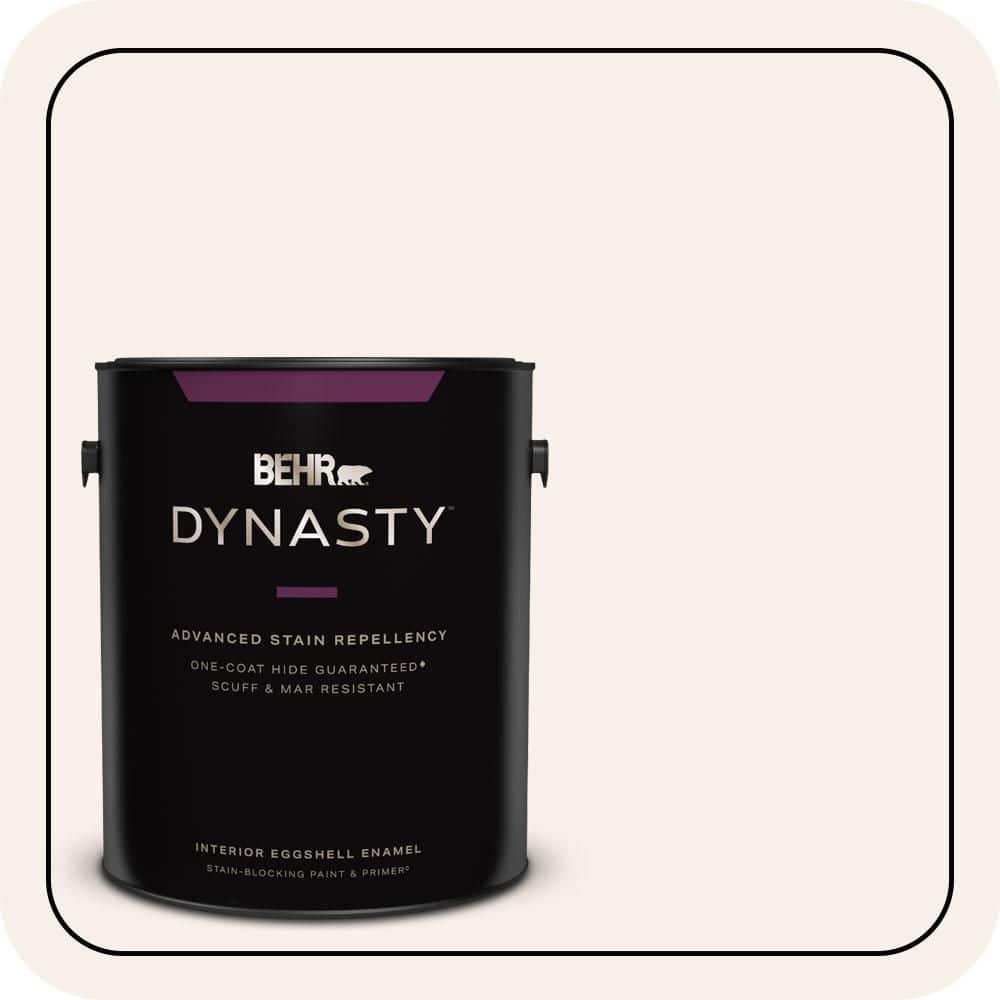 1 gal. #W-B-100 Billowy Clouds Eggshell Enamel Interior Stain-Blocking Paint & Primer price history on PriceWatchPro