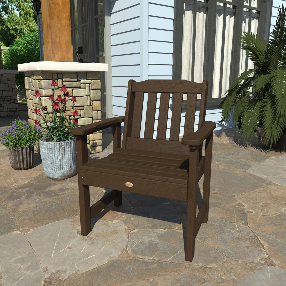 Weathered Acorn Synthetic Wood Outdoor Garden Chair