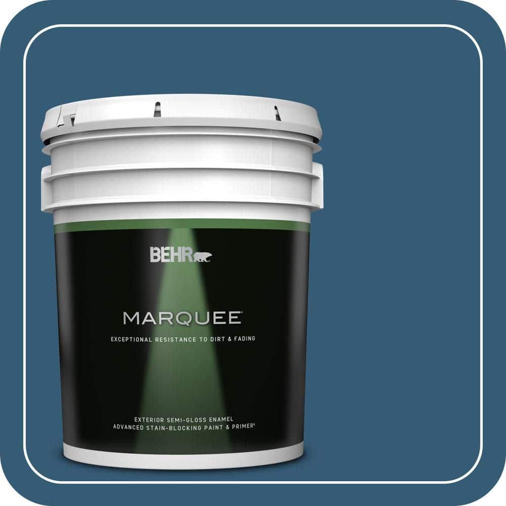 5 gal. #M490-7 Shasta Lake Semi-Gloss Enamel Exterior Paint & Primer price history on PriceWatchPro