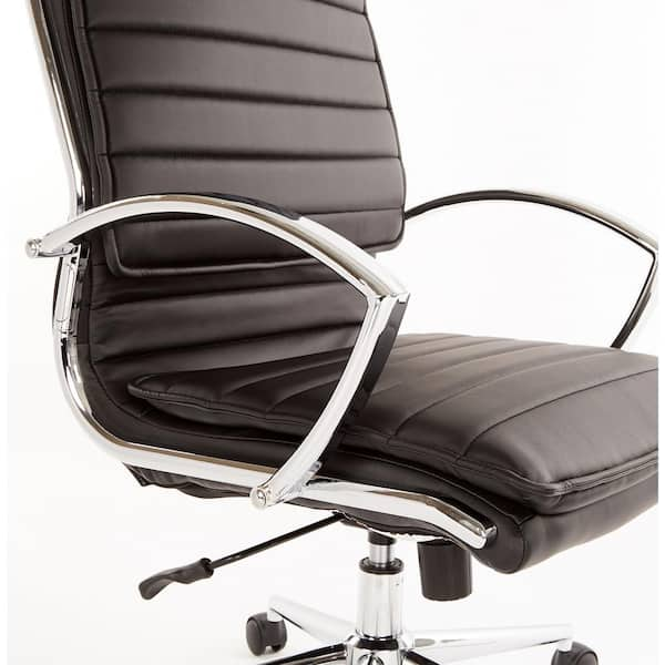 Office Star Mid Back Faux Leather Executive Chair