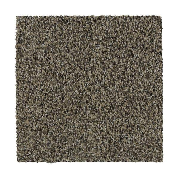Lifeproof Batesfield - Tweed - Brown 50 oz. Triexta Texture Installed Carpet