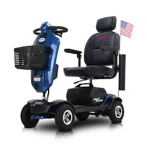 4-Wheel Mobility Scooter in Blue