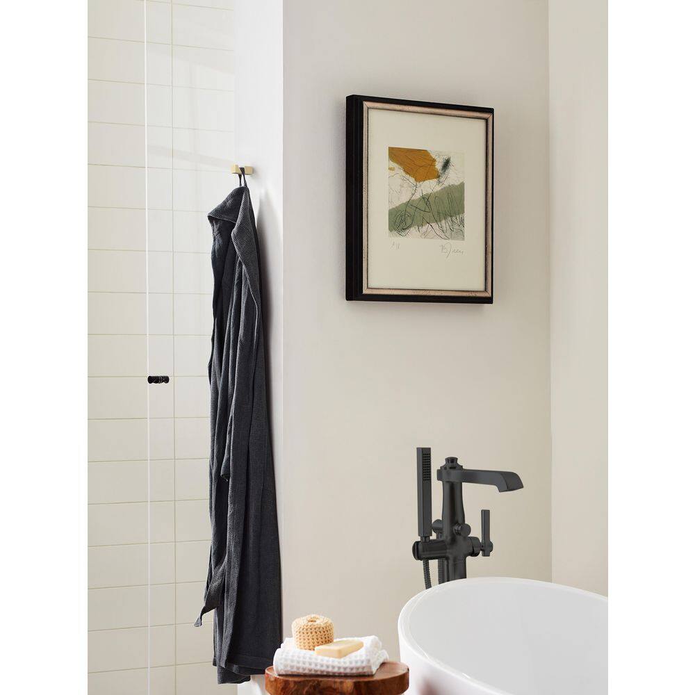 Golden Champagne Single Prong Zinc Robe Hook