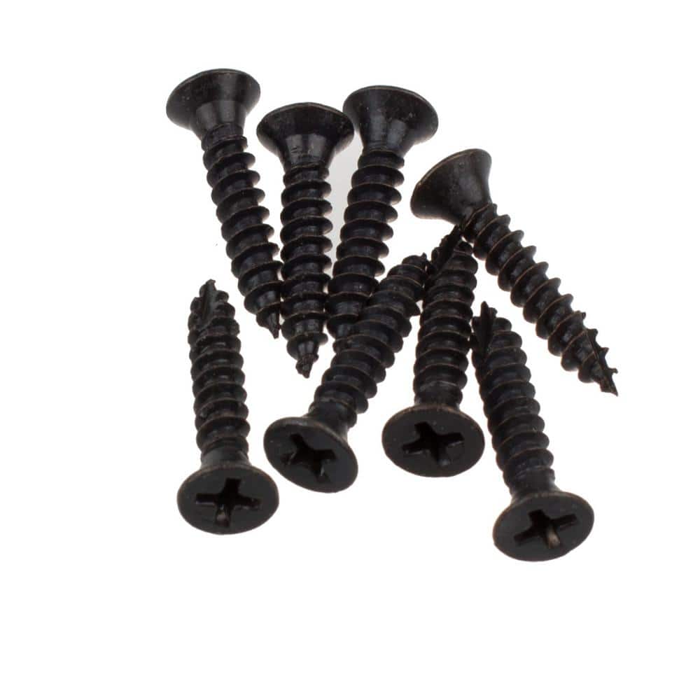4" Oil Rubbed Bronze Steel Butt Door Hinge Set