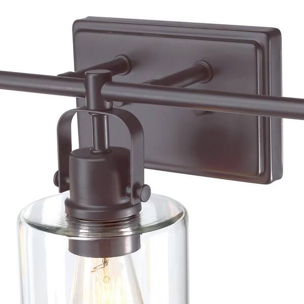 bora「白夜」 Hukoro Romance 23.64 in. 3-Light Vanity Light with Dark