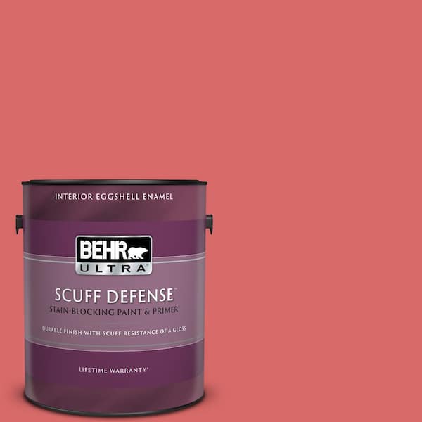 BEHR ULTRA 1 gal. #160B-6 Coral Expression Extra Durable Eggshell Enamel Interior Paint & Primer
