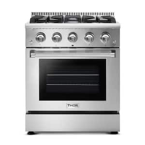 30 in. 4.2 cu. ft. Gas Range in Stainless Steel
