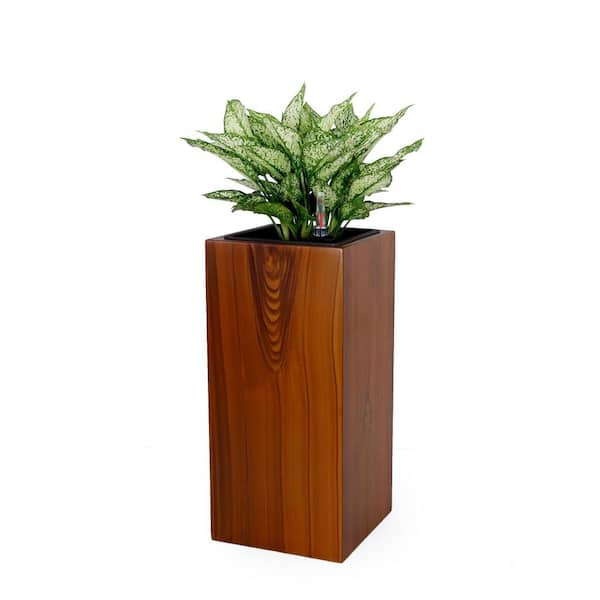 Unbranded 11 in. x 23.6 in. Plastic Composite Self-Watering Square Planter Box