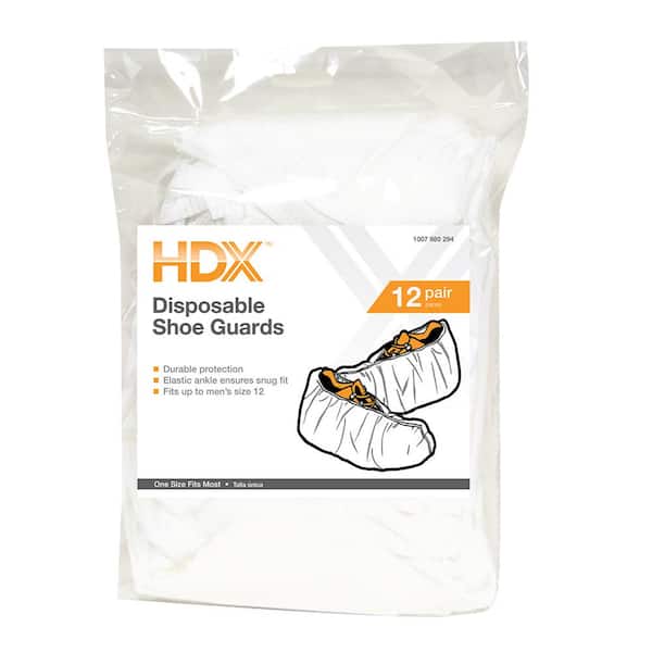 HDX Disposable Shoe Covers (12-Pack)