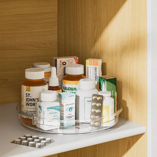 Lazy Susan Turntable Organizer for Kitchen Cabinet, Fridge